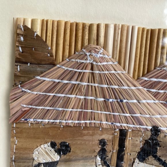 Original African Handmade Banana Leaf Art Project Art Wall Hanging 17in …‎ - Picture 13 of 16